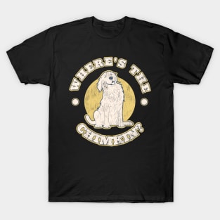 Where's the Chimkin? Asks Cute Puppy Dog T-Shirt